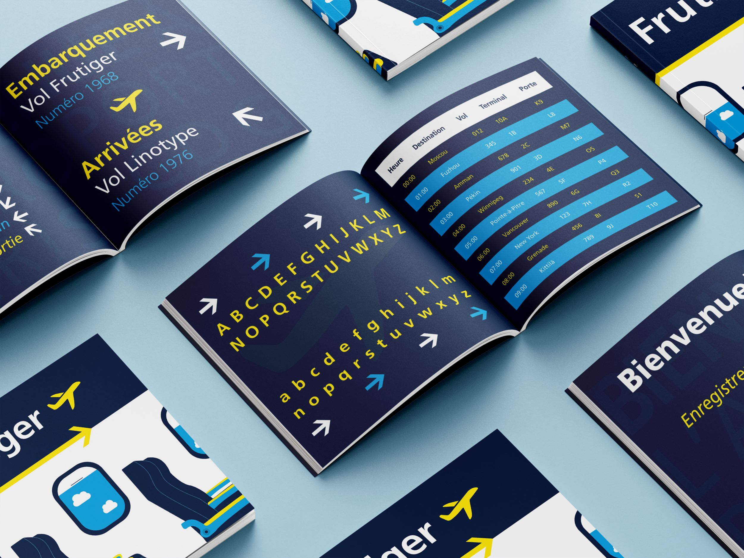 Frutiger Type Specimen Booklet Design