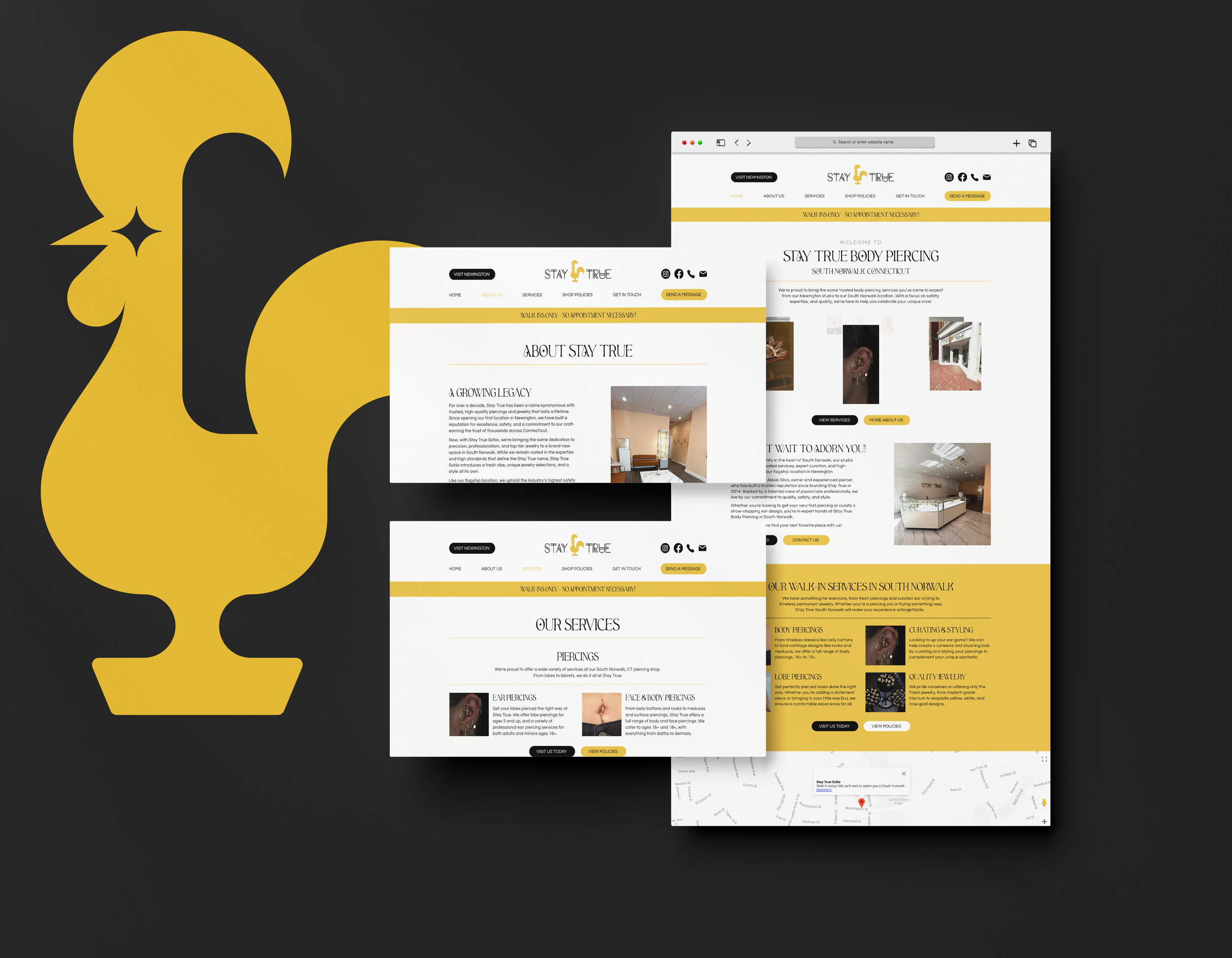 Stay True SoNo Website Design