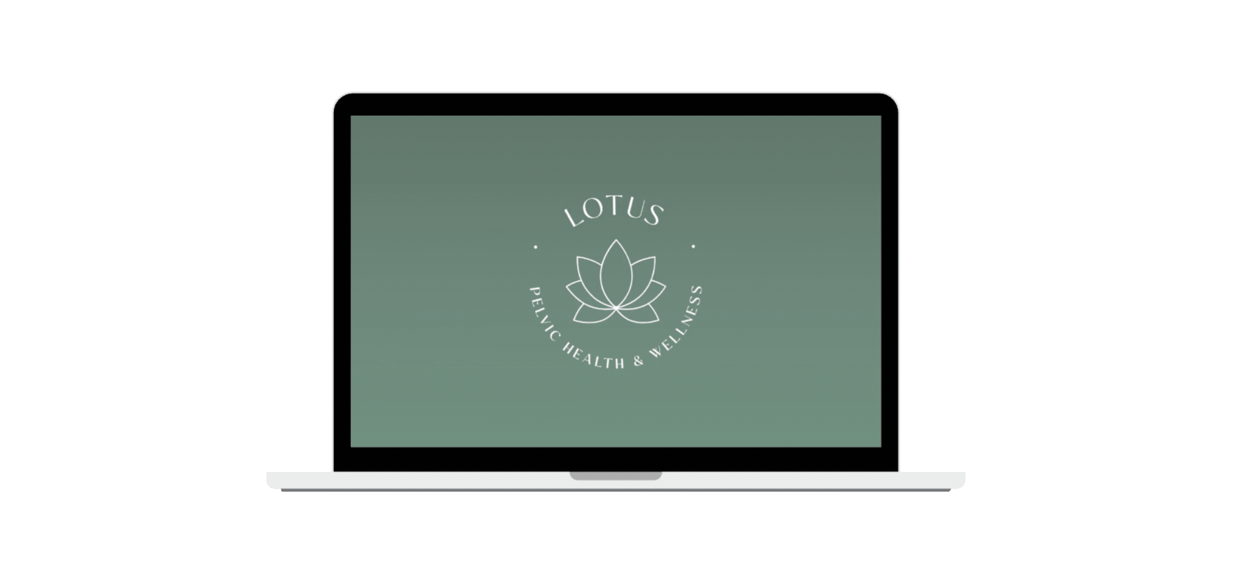 Laptop displaying client logos, representing the small and local businesses Brandi Pinette, a graphic designer, has worked with.