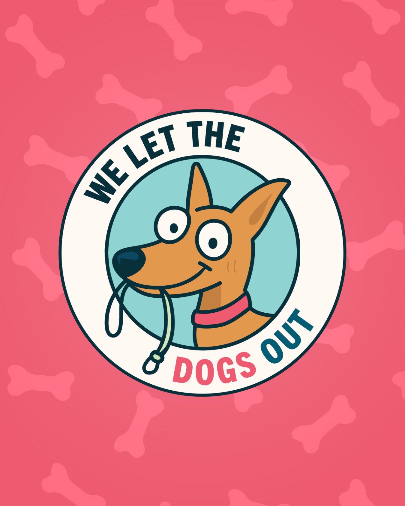 Brand Suite & Website Design for We Let The Dogs Out