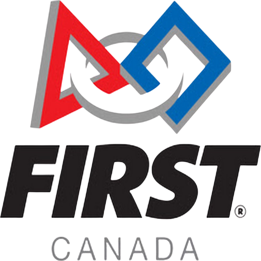 A logo featuring two interconnected geometric shapes, a red arrow pointing right and a blue diamond, with the words "FIRST CANADA" underneath.