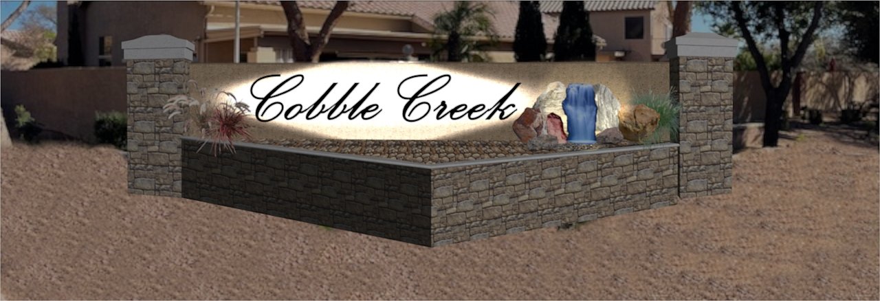 COBBLE CREEK - NEW - WATER FEATURE 2 NIGHT VIEW.jpg