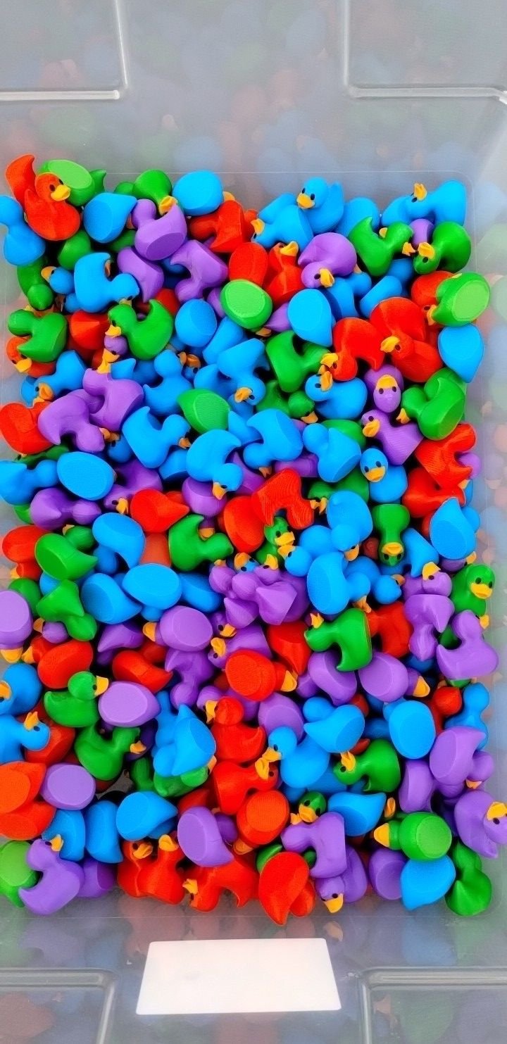 3D Printed Ducks - 25 pack - Assorted Color