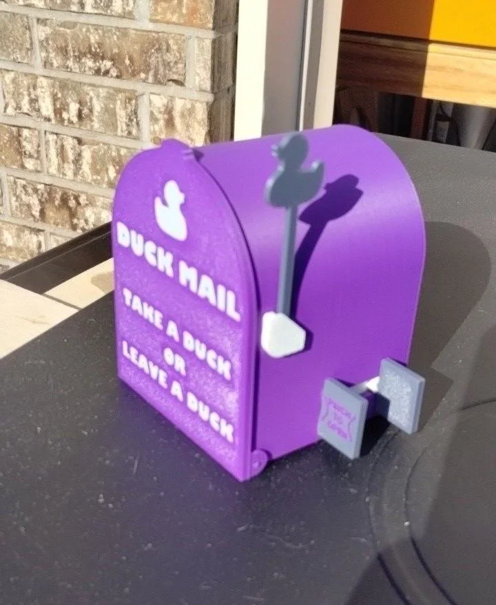 "Da Purp" Duck Mailbox