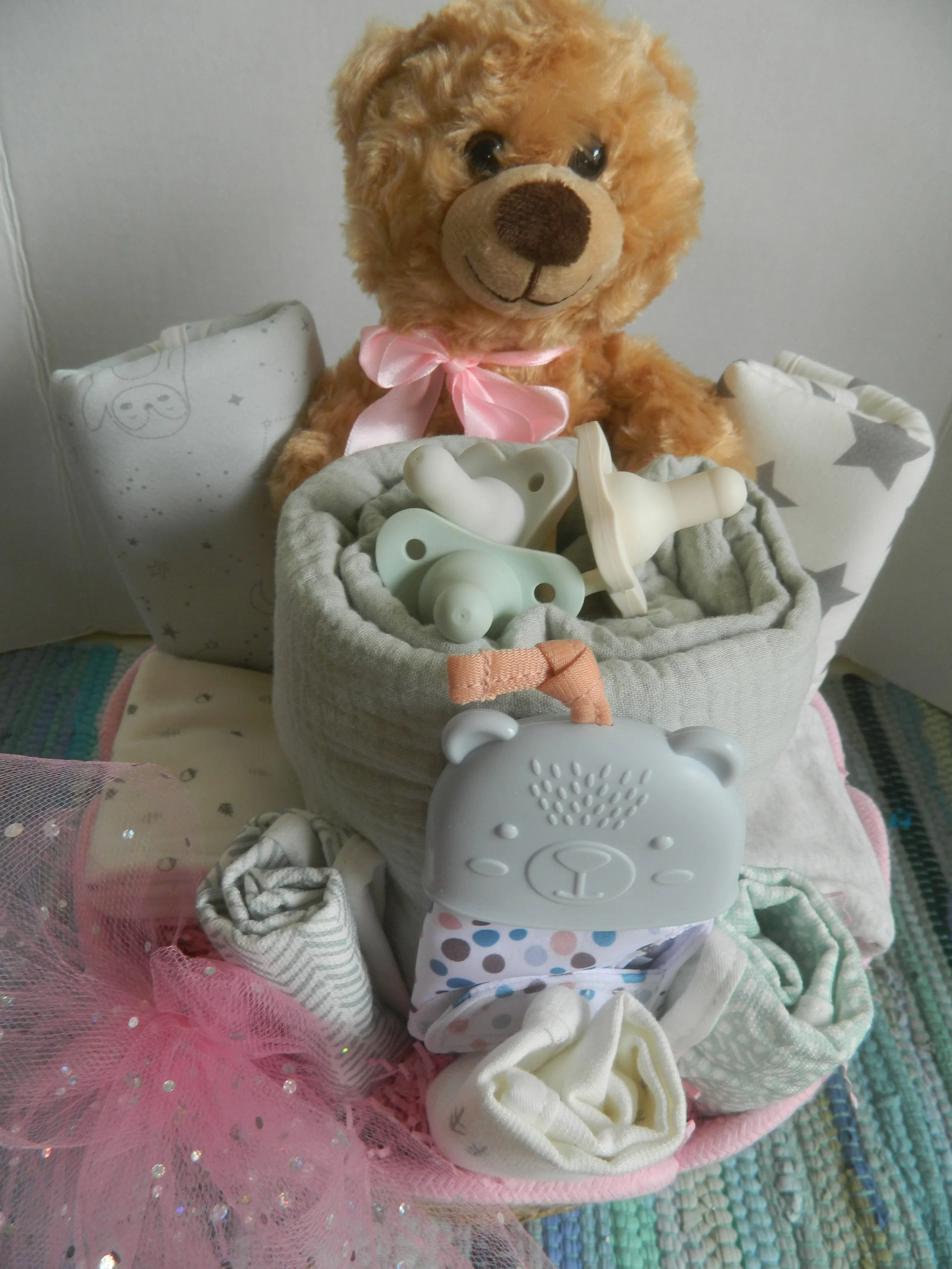 Welcome Baby Girl Basket