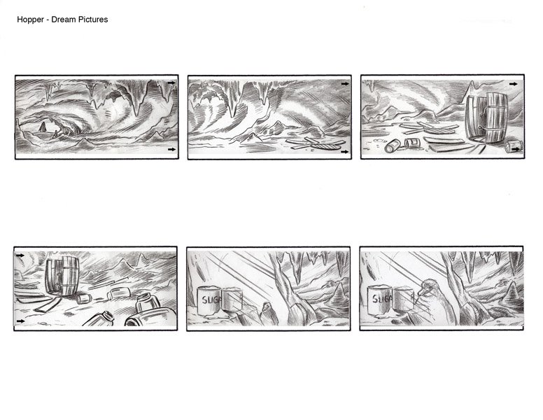 Hopper - Dream Pictures - CG Feature Ice Cave Sequence ©2005 Tom Rubalcava