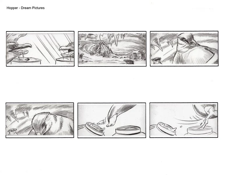 Hopper - Dream Pictures - CG Feature Ice Cave Sequence ©2005 Tom Rubalcava