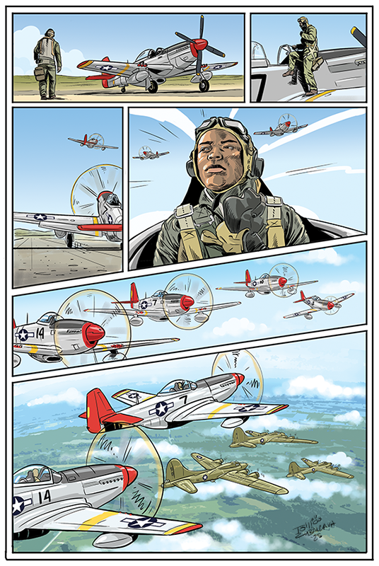 Tuskegee Airmen - Comic book proposal - Lombardy Studios ©2024 Tom Rubalcava