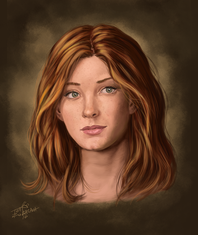 Diane - young woman study - © 2016 Tom Rubalcava