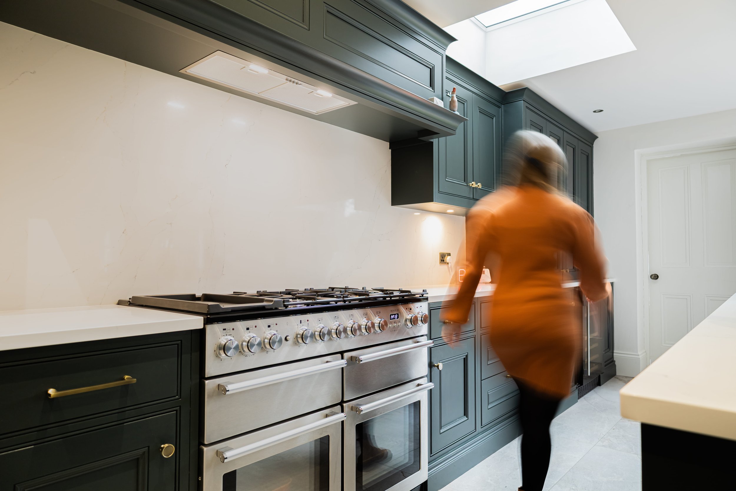 Professional interior photography of luxury kitchen  and dining area and home decoration by Lensbox Photography UK.