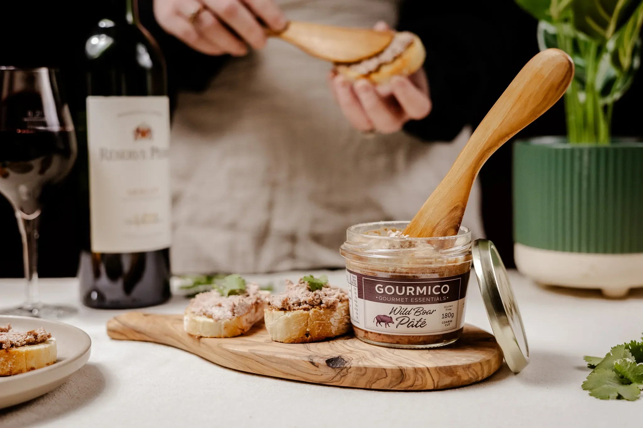 Professional food photography capturing artisan bread, fresh ingredients and food preparation by Lensbox Photography.