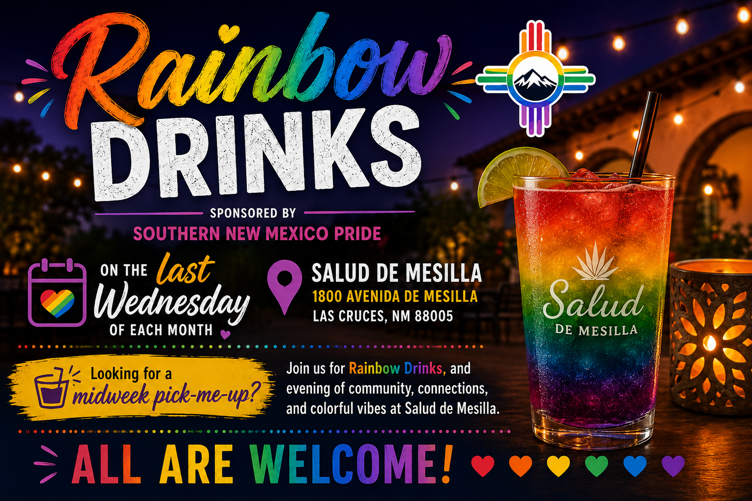 Rainbow Drinks 