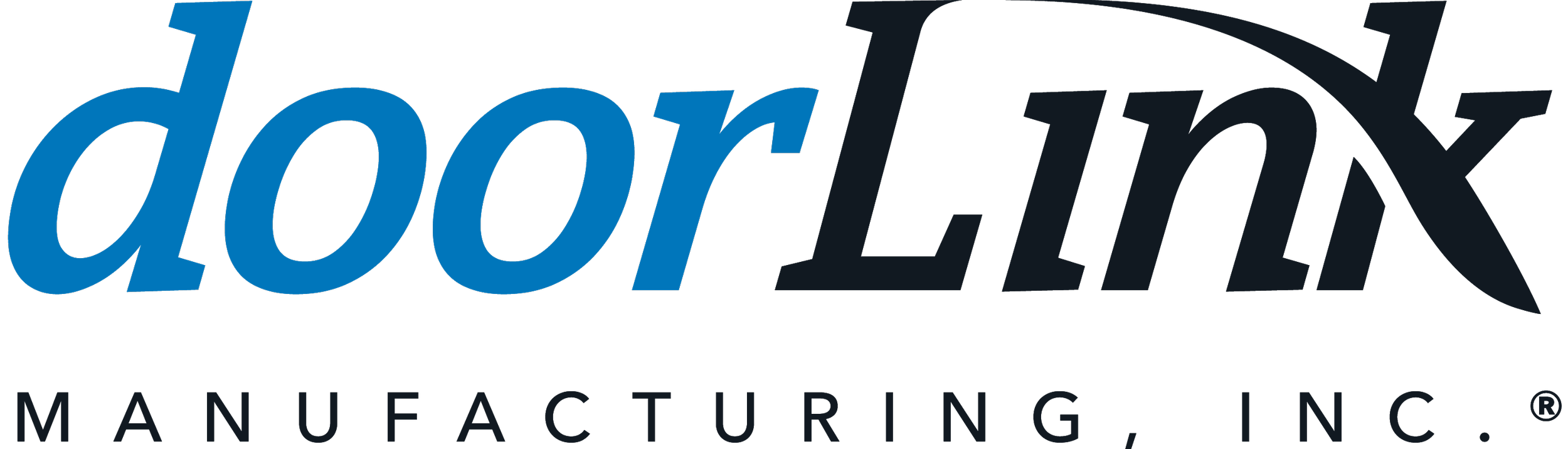 The Doorking Manufacturing, Inc. logo with the word 'door' in blue and 'King' in black, with the company's name and registration mark below.