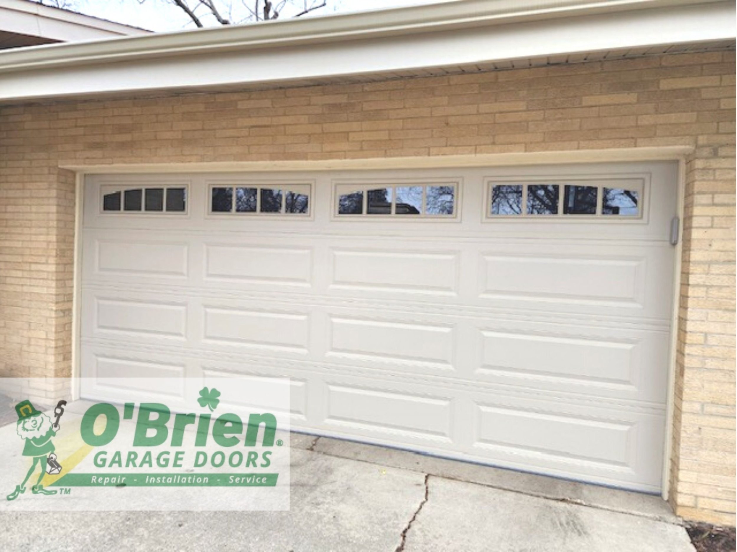 Beige Garage Door