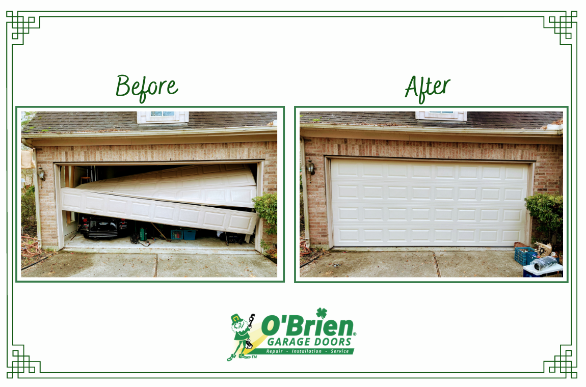 Before And After Garage Door Repair