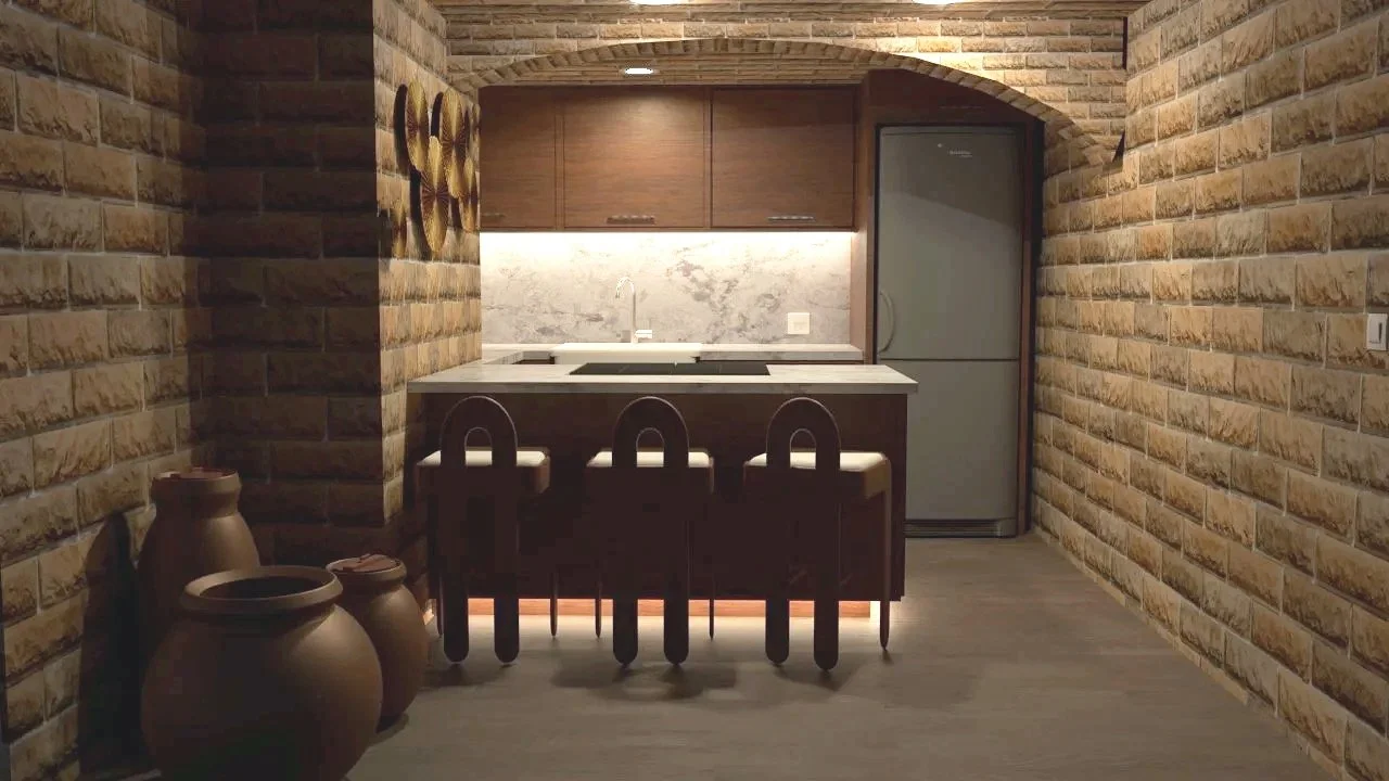 3D render of full home reno project in NYC