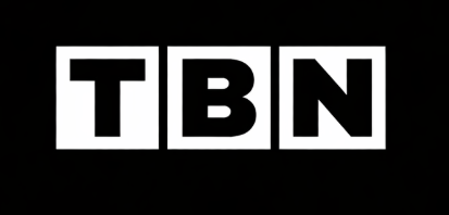 TBN logo with black background and white letters