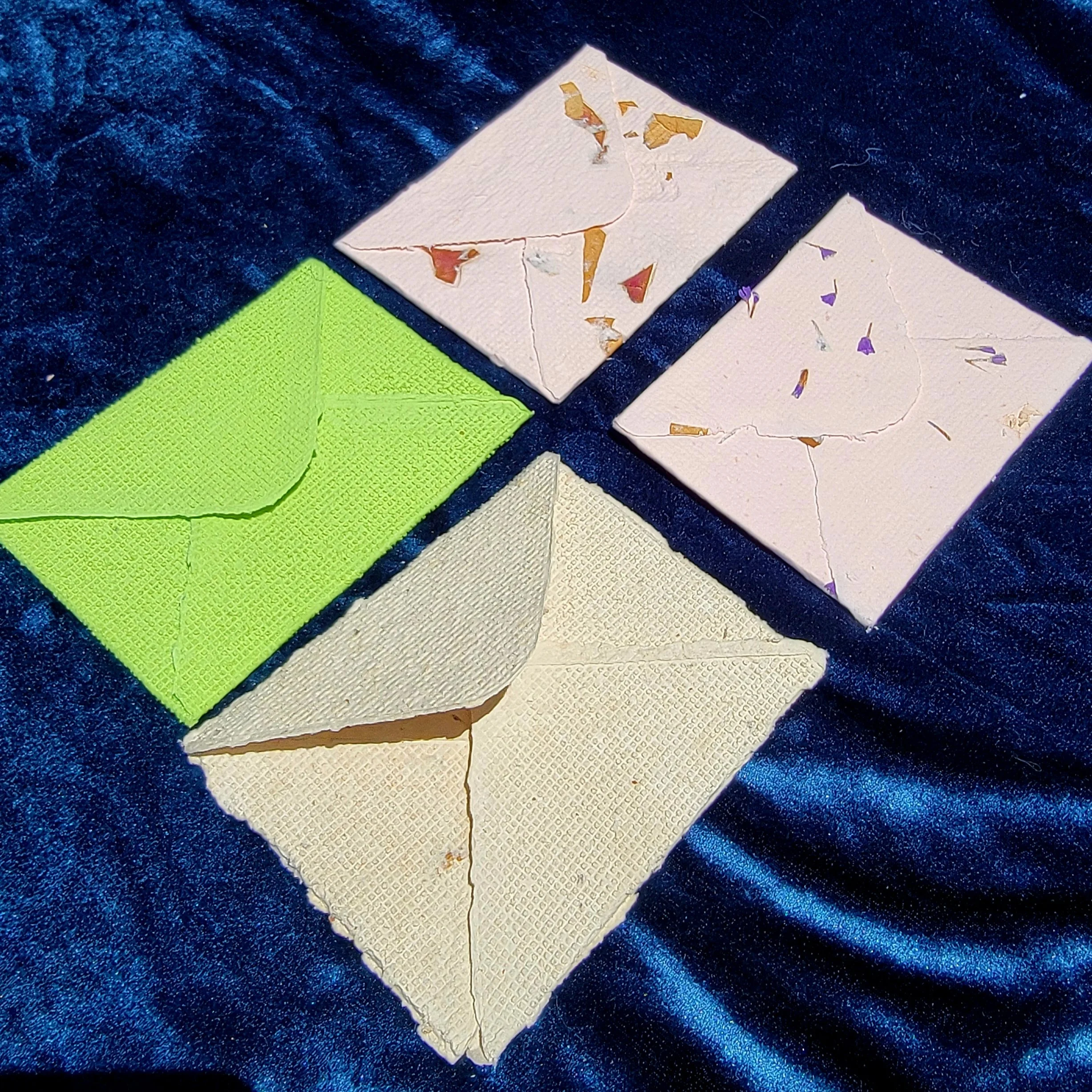 Handmade Recycled Paper Envelopes