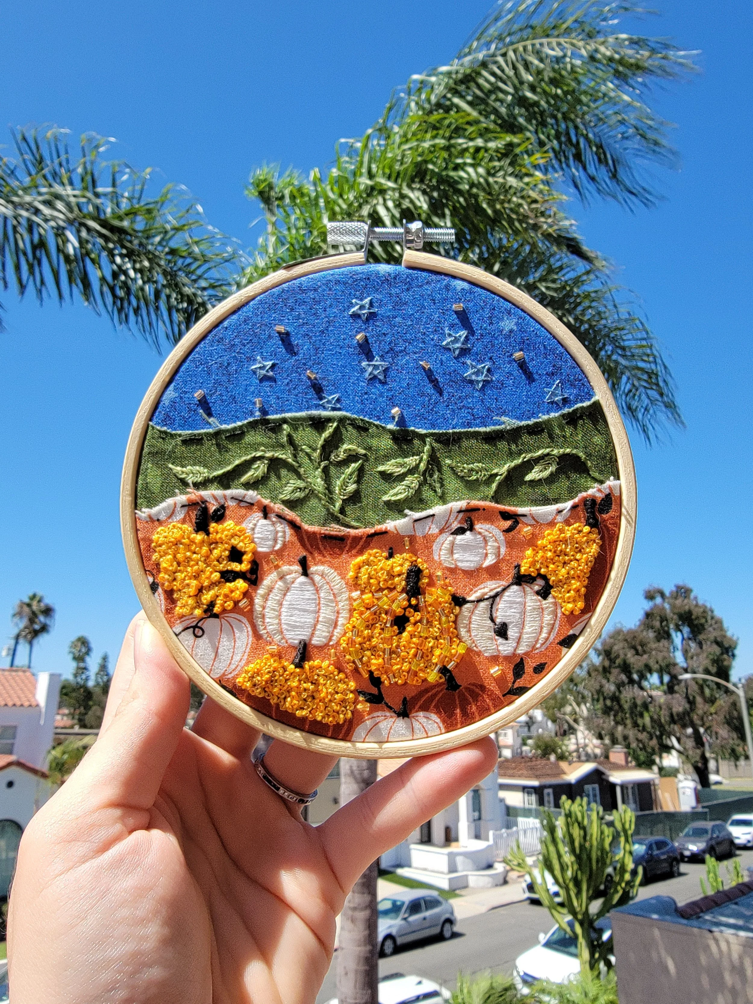 Pumpkin Embroidery