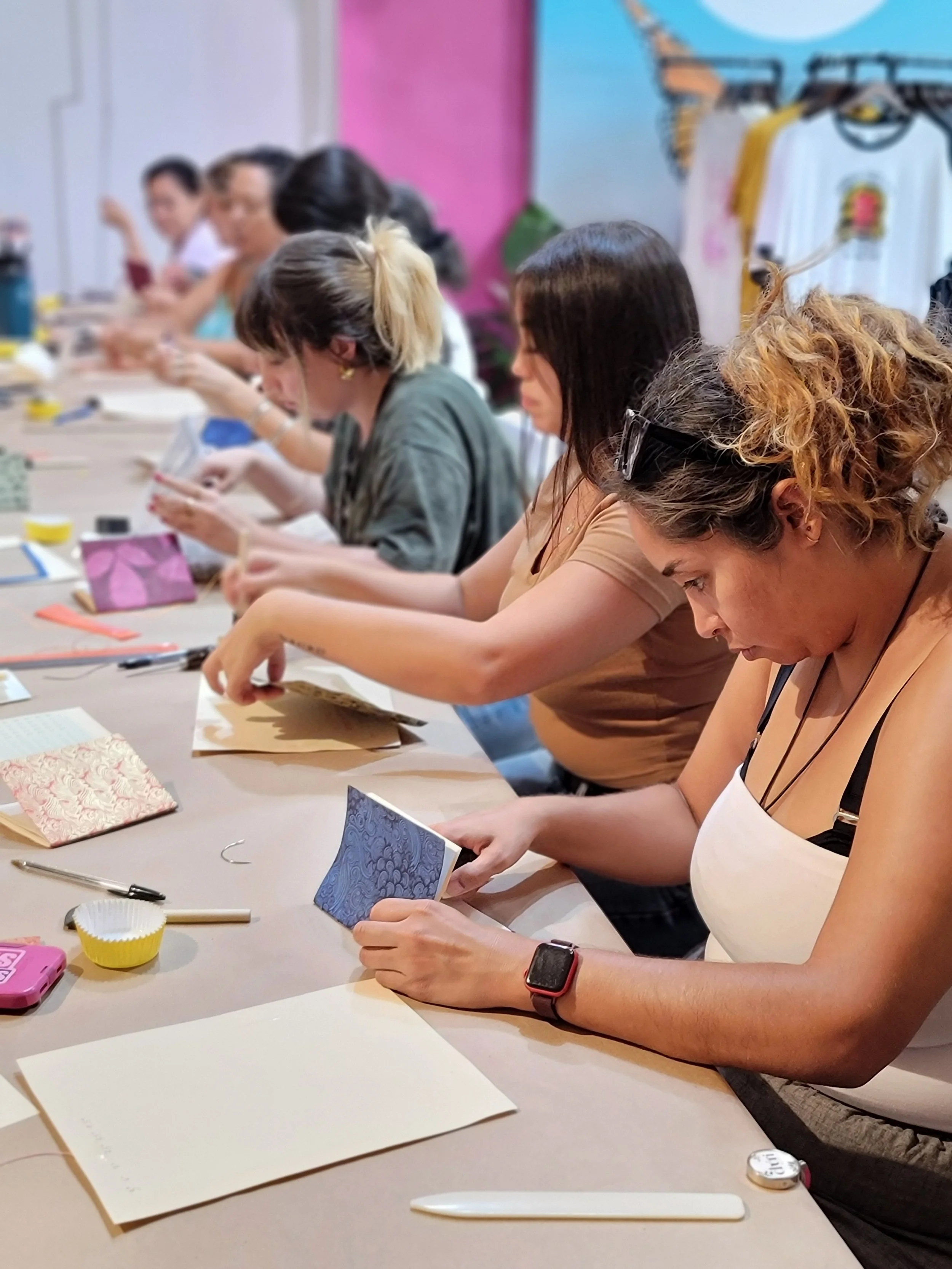 Beginner Bookbinding Workshop (8 Students)