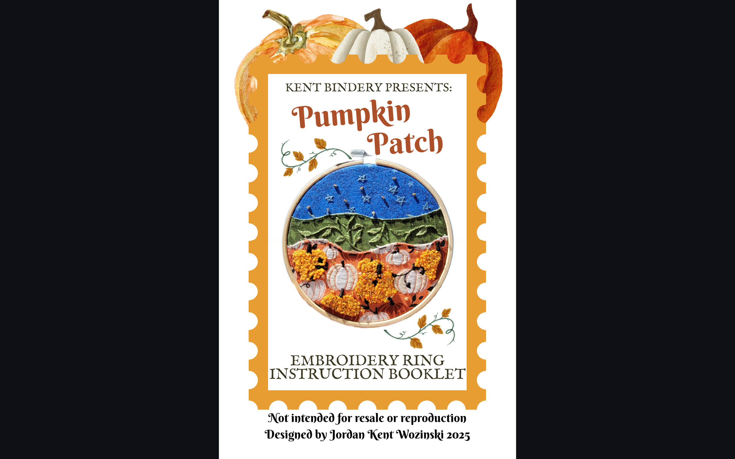 Pumpkin Patch Embroidery Booklet