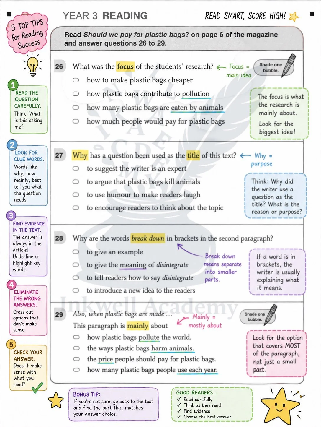 How to Achieve Full Marks in Reading Comprehension