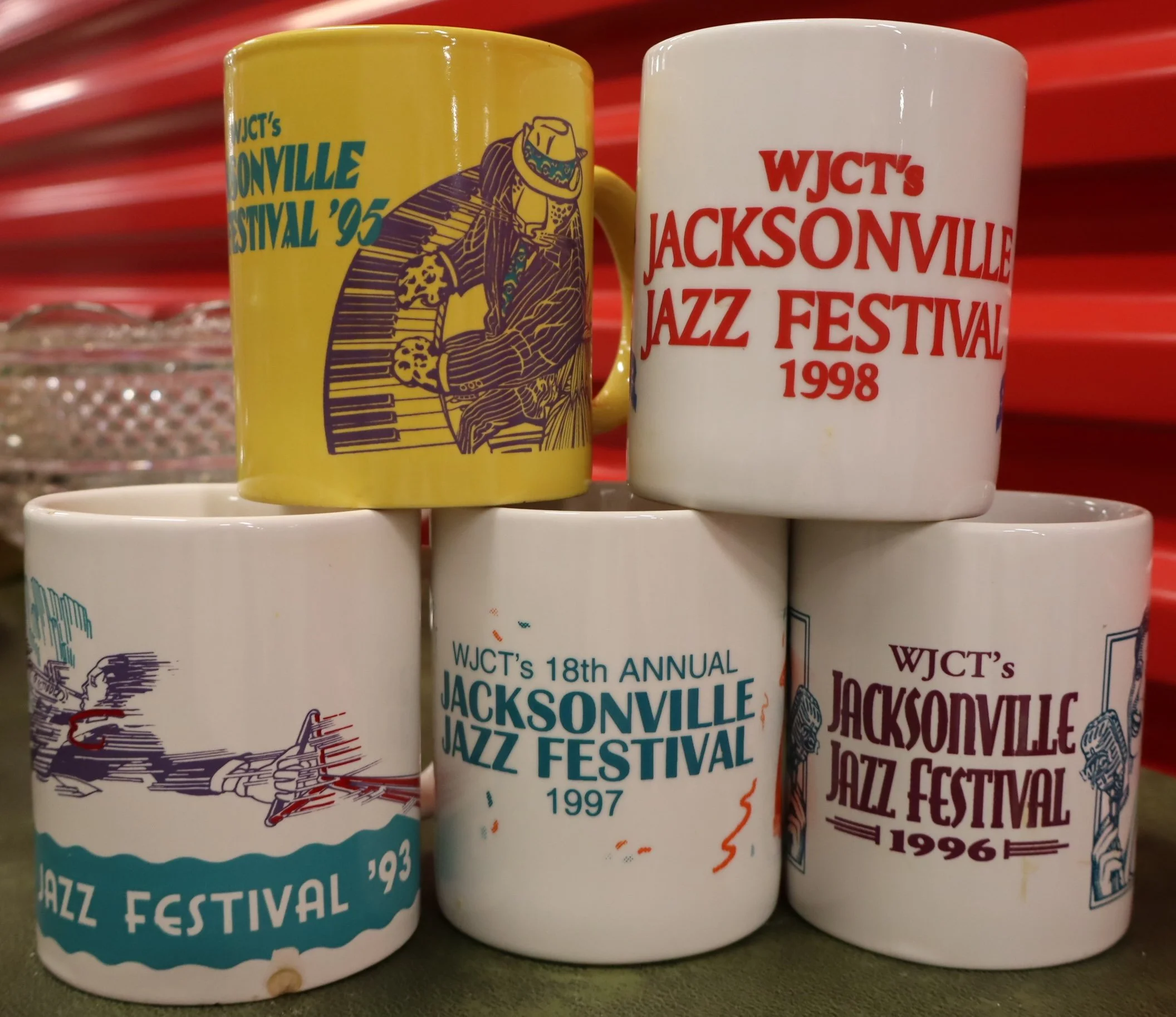 VTG Jacksonville Jazz Festival Coffee Mug set (9 mugs)