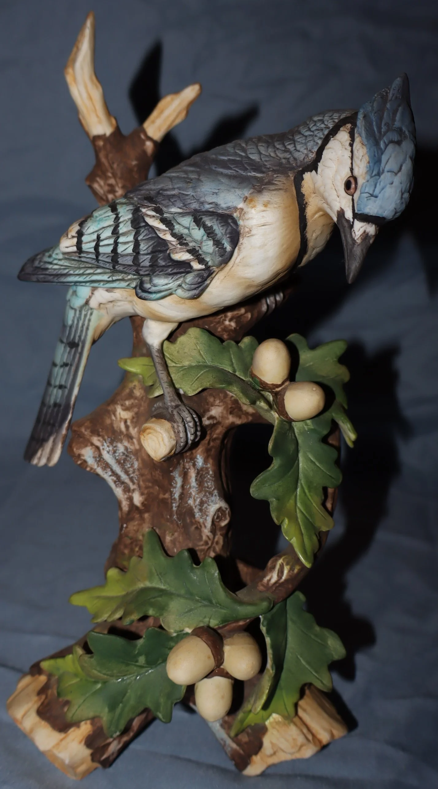 Vintage Andrea by Sadek Blue Jay porcelain figurine