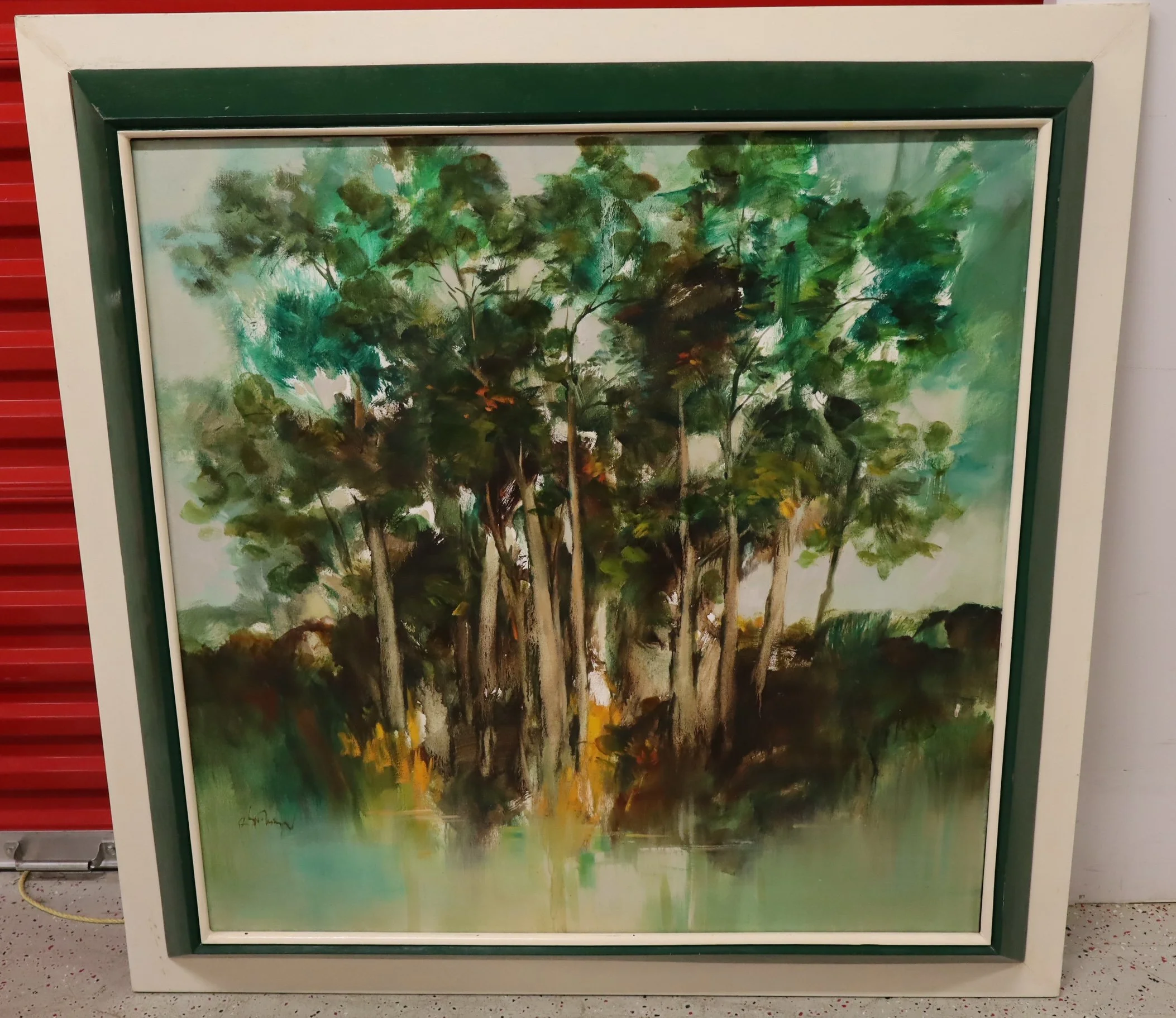 Impressionism forest painting #291