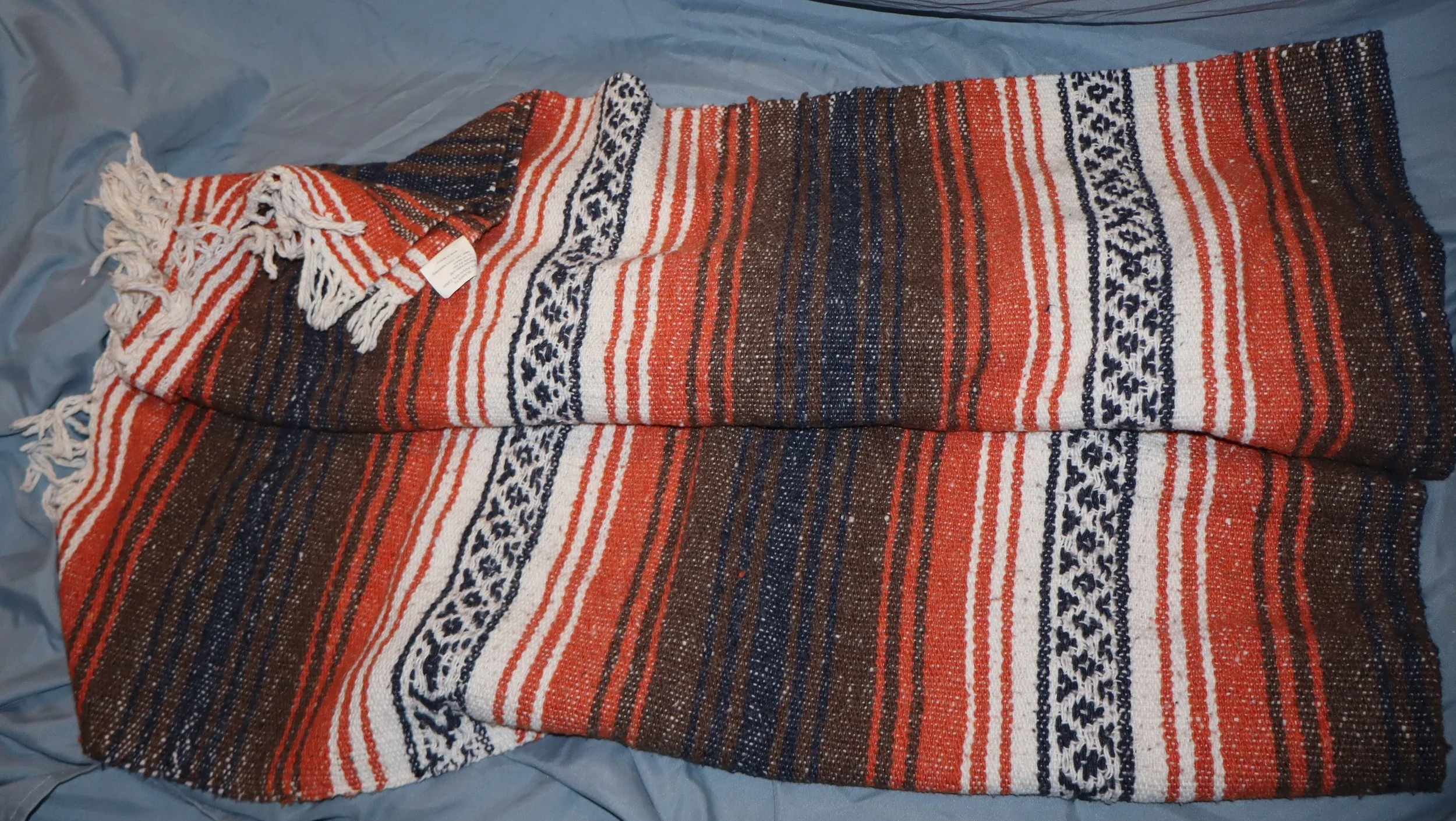 authentic Mexican falsa blanket