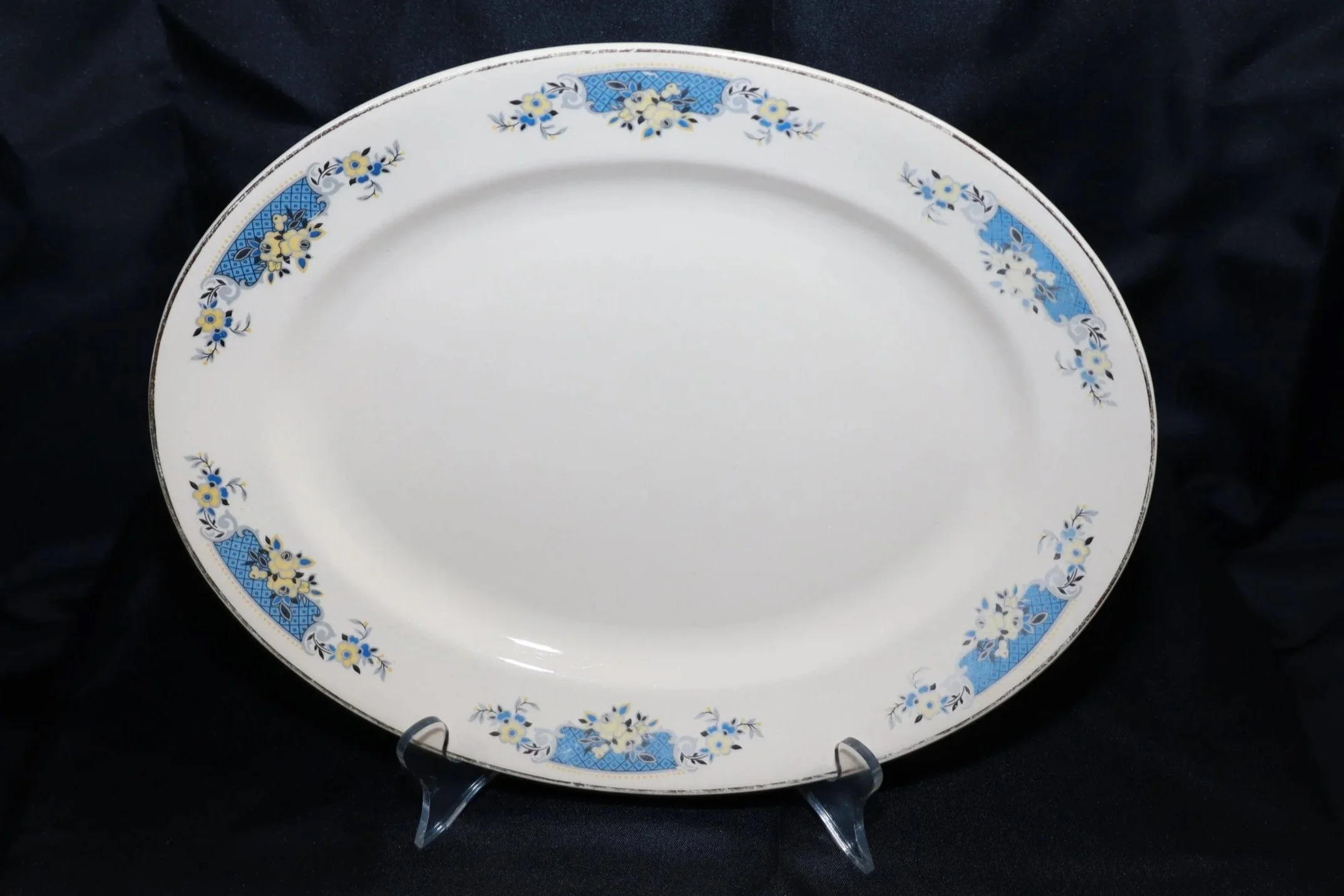 Golden Dusk oval serving plater 