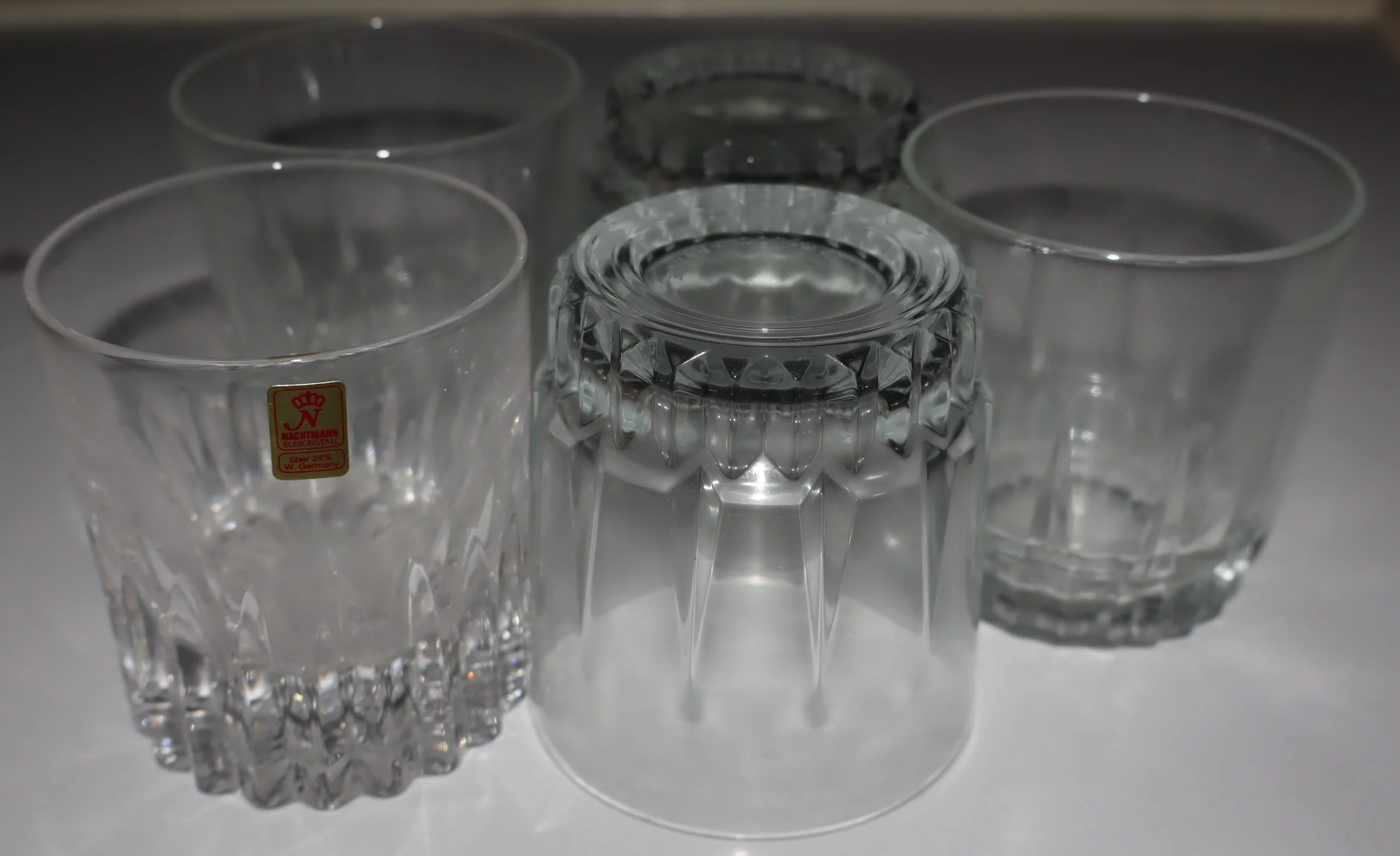 VTG Nachtmann crystal whisky glasses
