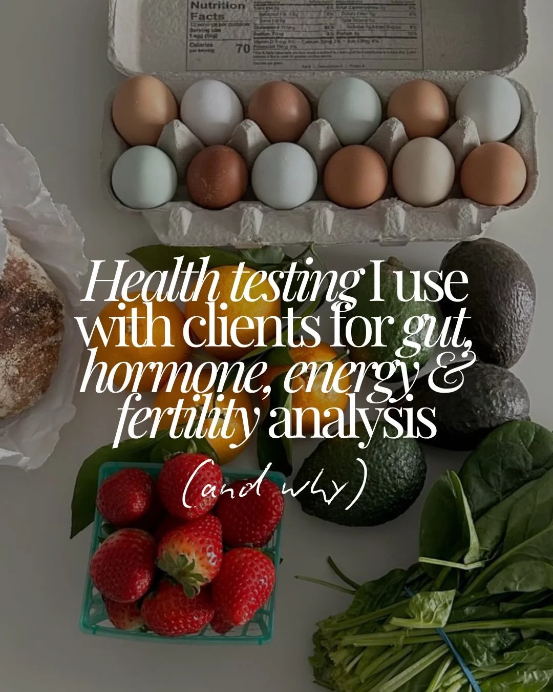 The 3 key tests I use with my clients to uncover root issues &amp; TRANSFORM their health ❤️

When working with my clients it&rsquo;s often helpful to understand what&rsquo;s going on at a deeper level to identify the root causes of symptoms.

Someti