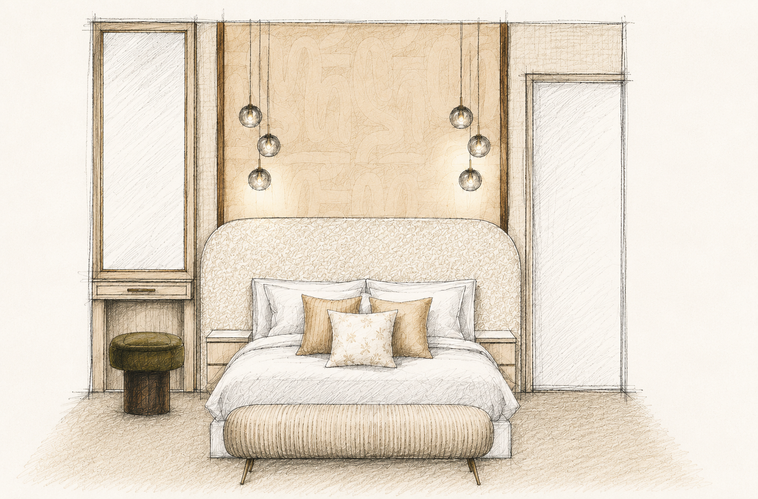Elegant bedroom