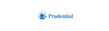 Prudential logo with blue text and emblem on a white background.