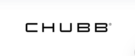 Chubb logo in black letters on a white background