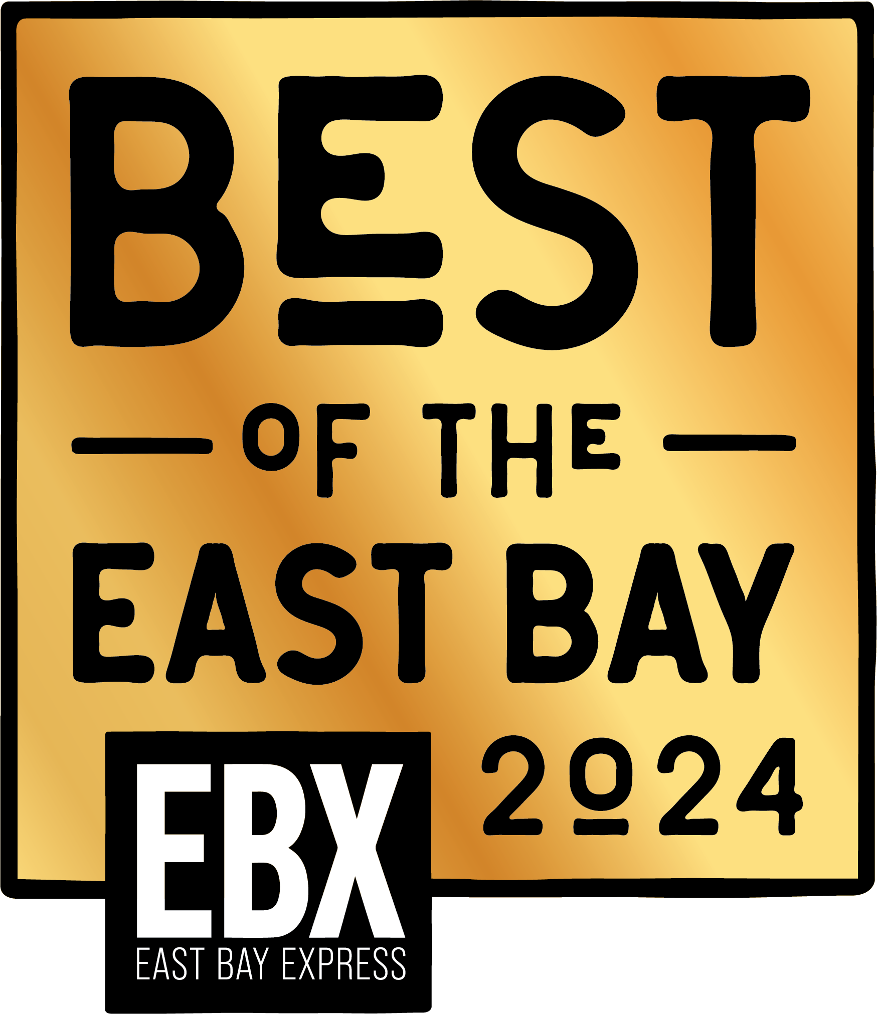 East Bay Express showing  Best of the East Bay award for 2024.
