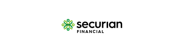 Securian Financial logo with green icon and black text