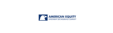 Logo of American Equity, an investment and life insurance company, featuring a stylized elephant and text.