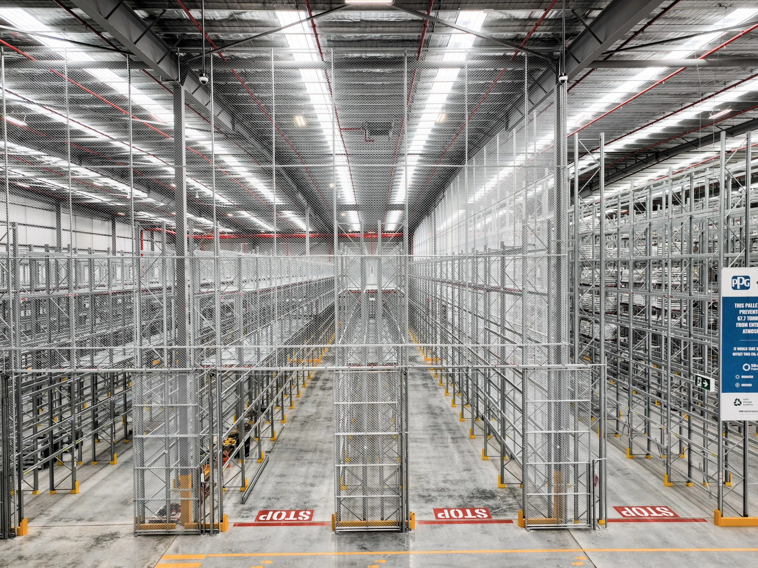 Safety racking fencing high density