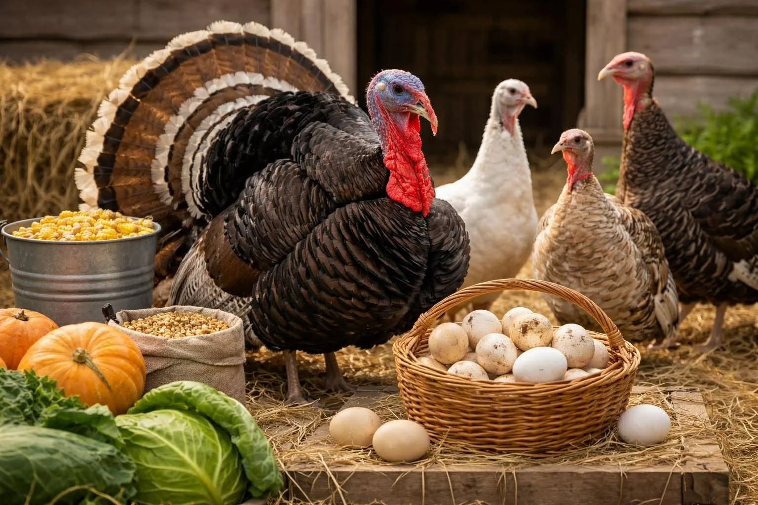 White Broad Breasted Turkey