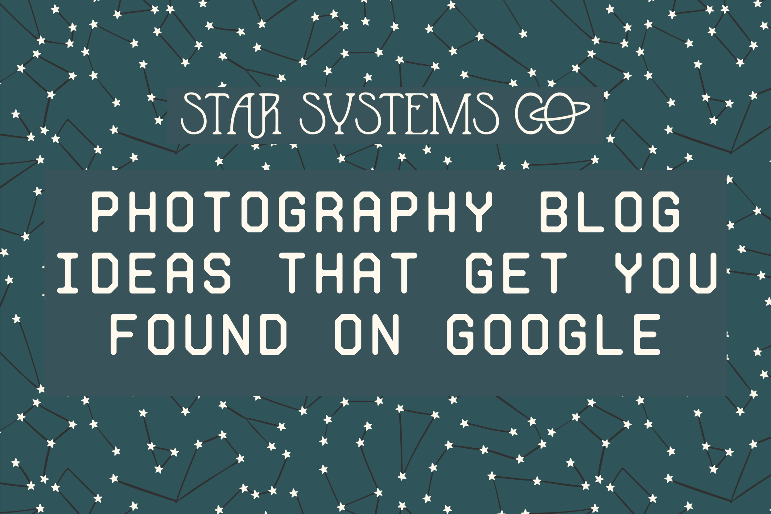 Photography Blog Ideas That Get You Found on Google