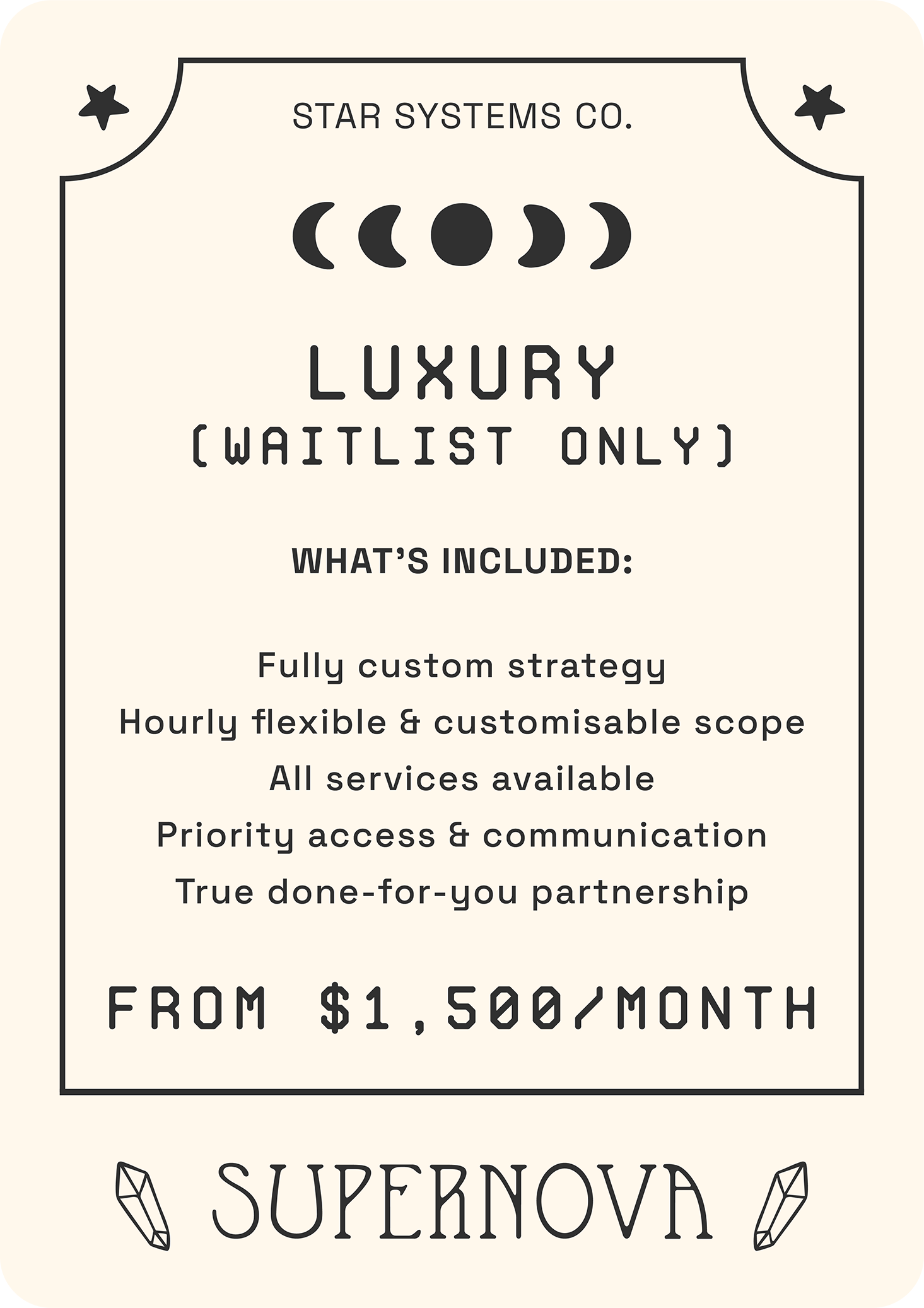 star systems co virtual assistant, luxury va package for small businesses, seo expert, social media marketing, blogging, email marketing, pinterest management