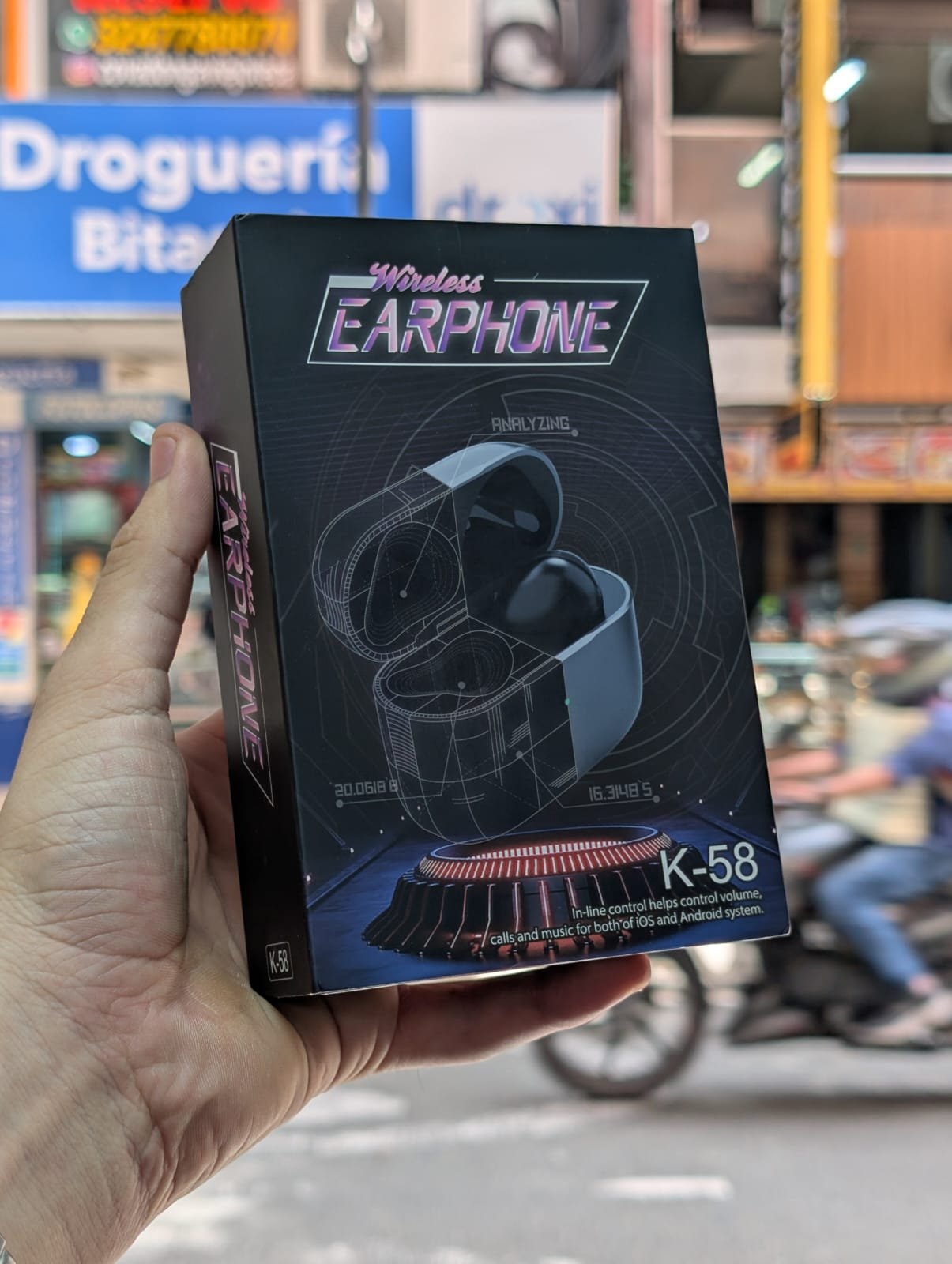 Earphone K-58 Metalico
