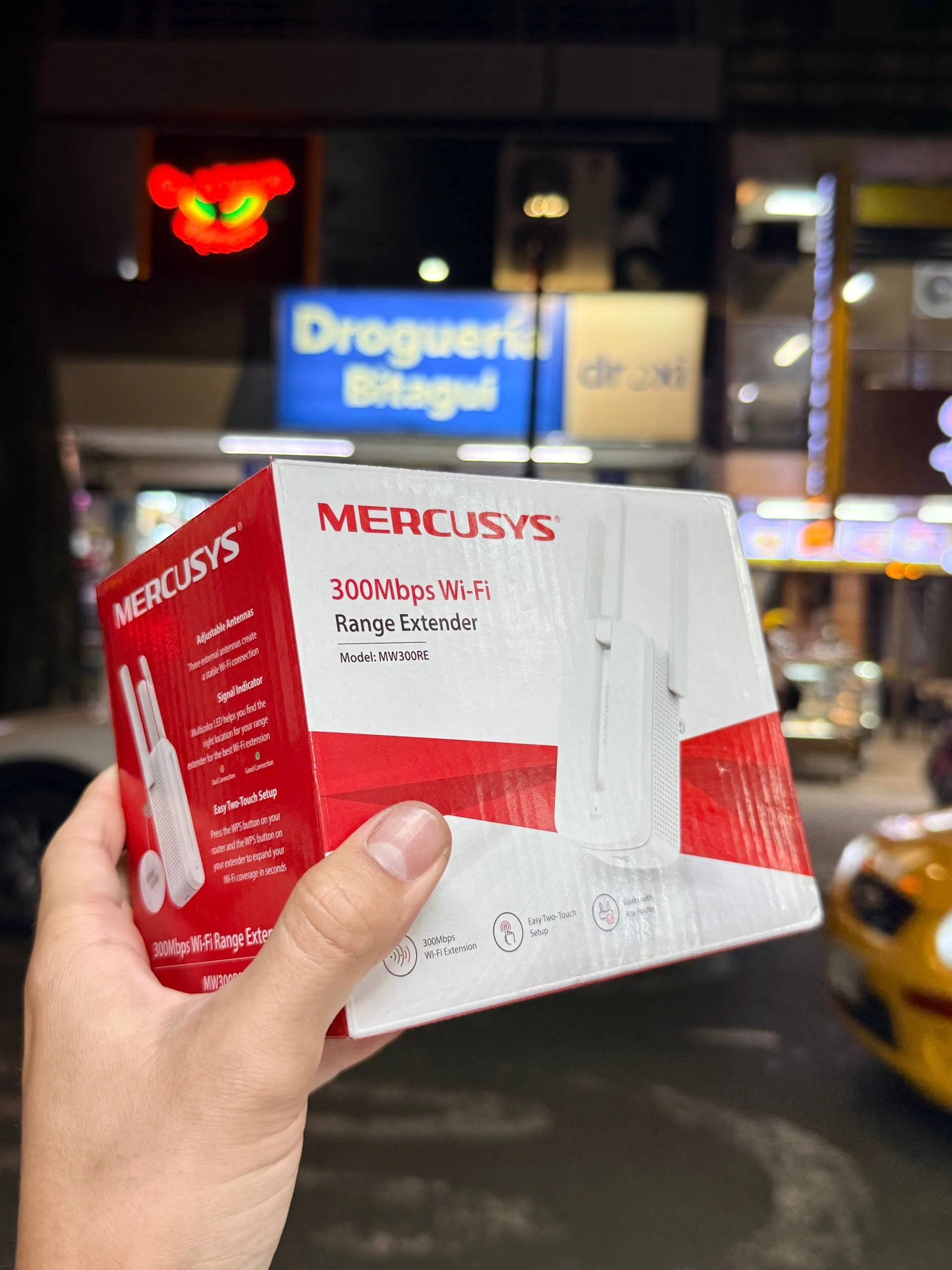 Extensor de Alcance Wi-Fi Mercusys 300Mbps