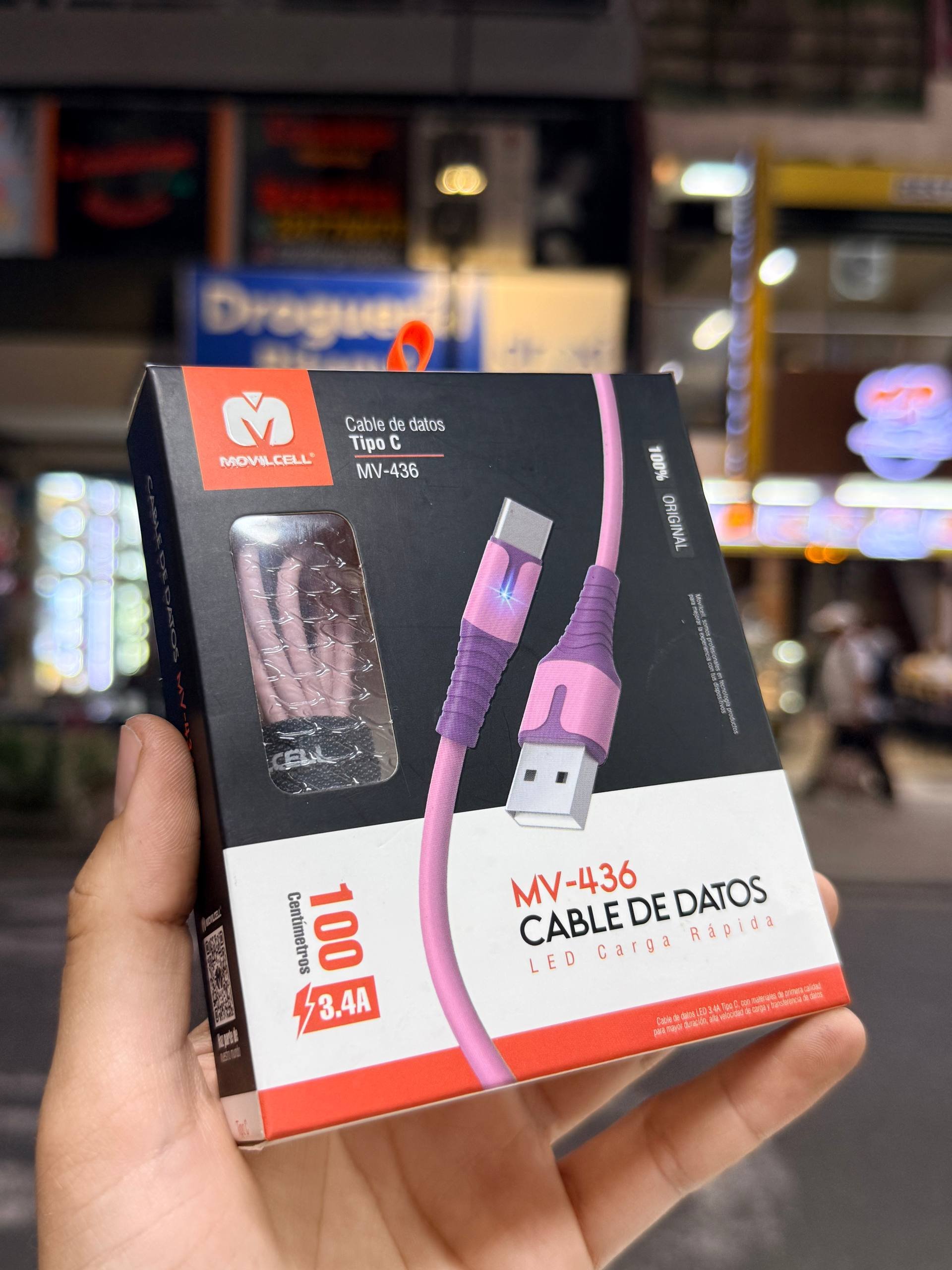 Cable USB a USB-C MV-436