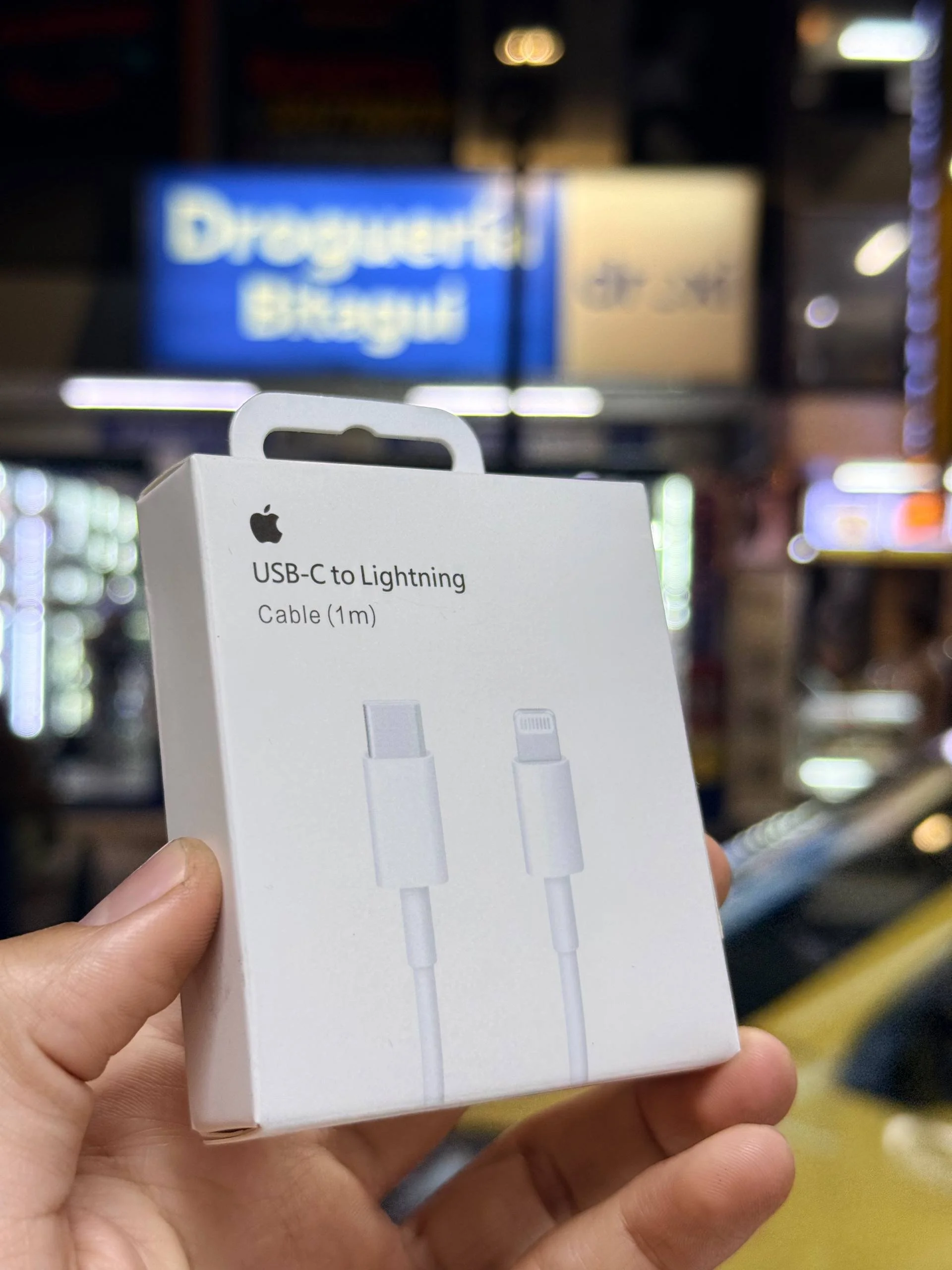 Cable USB-C a Lightning 1m Apple