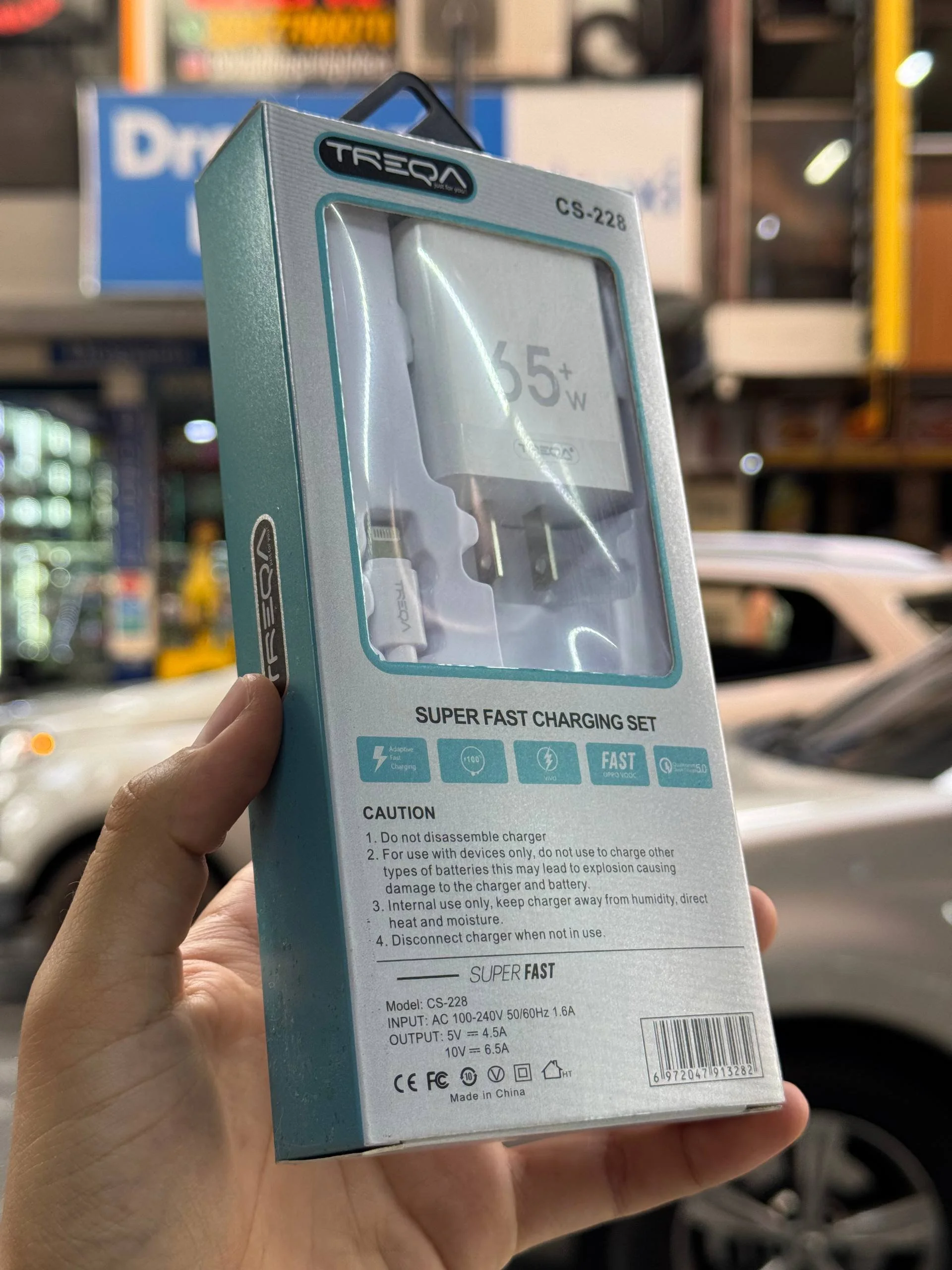 Cargador Rápido 65W Genérico iPhone