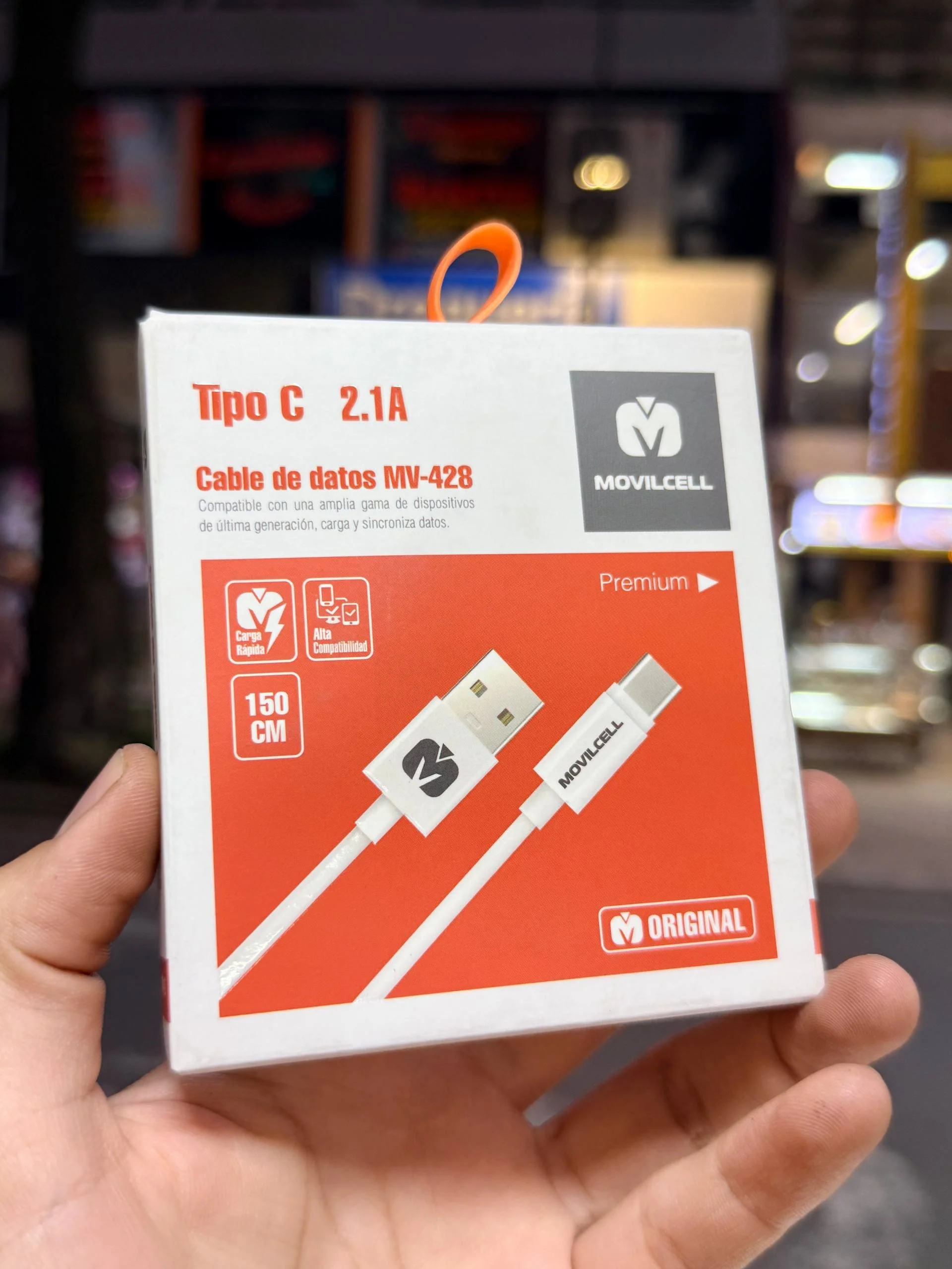 Cable USB-A a USB-C MV-428 Premium