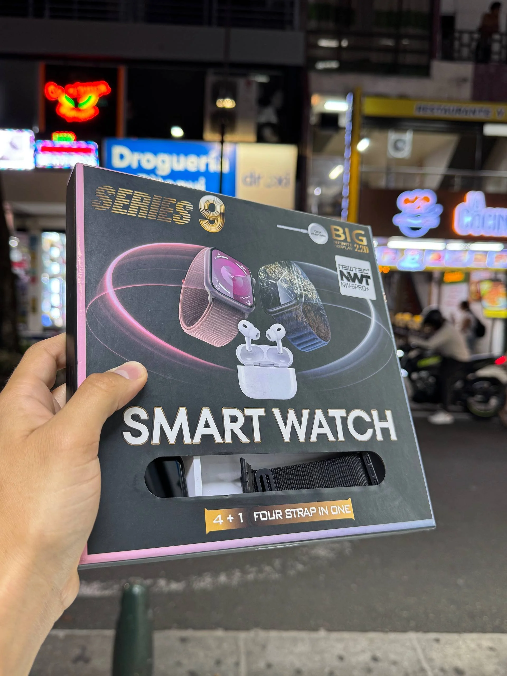 Combo Smart Watch + AirPods + 4 Correas